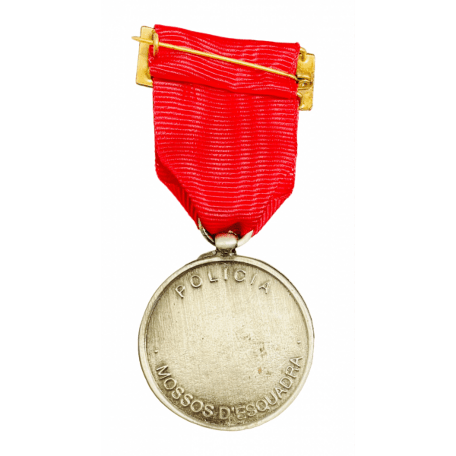 Medalla de Plata Mossos d´Escuadra distintivo Rojo - 2