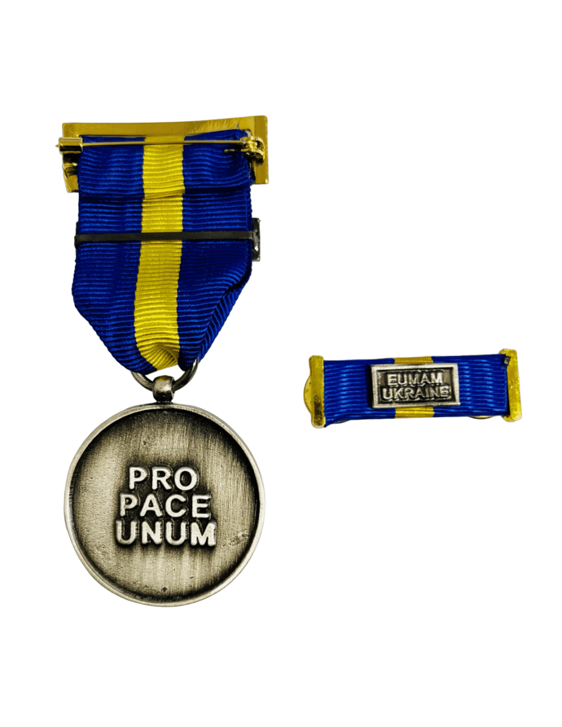 Medalla UE Operaciones (EUMAM UKRAINE) + Pasador de Diario Completo - 2