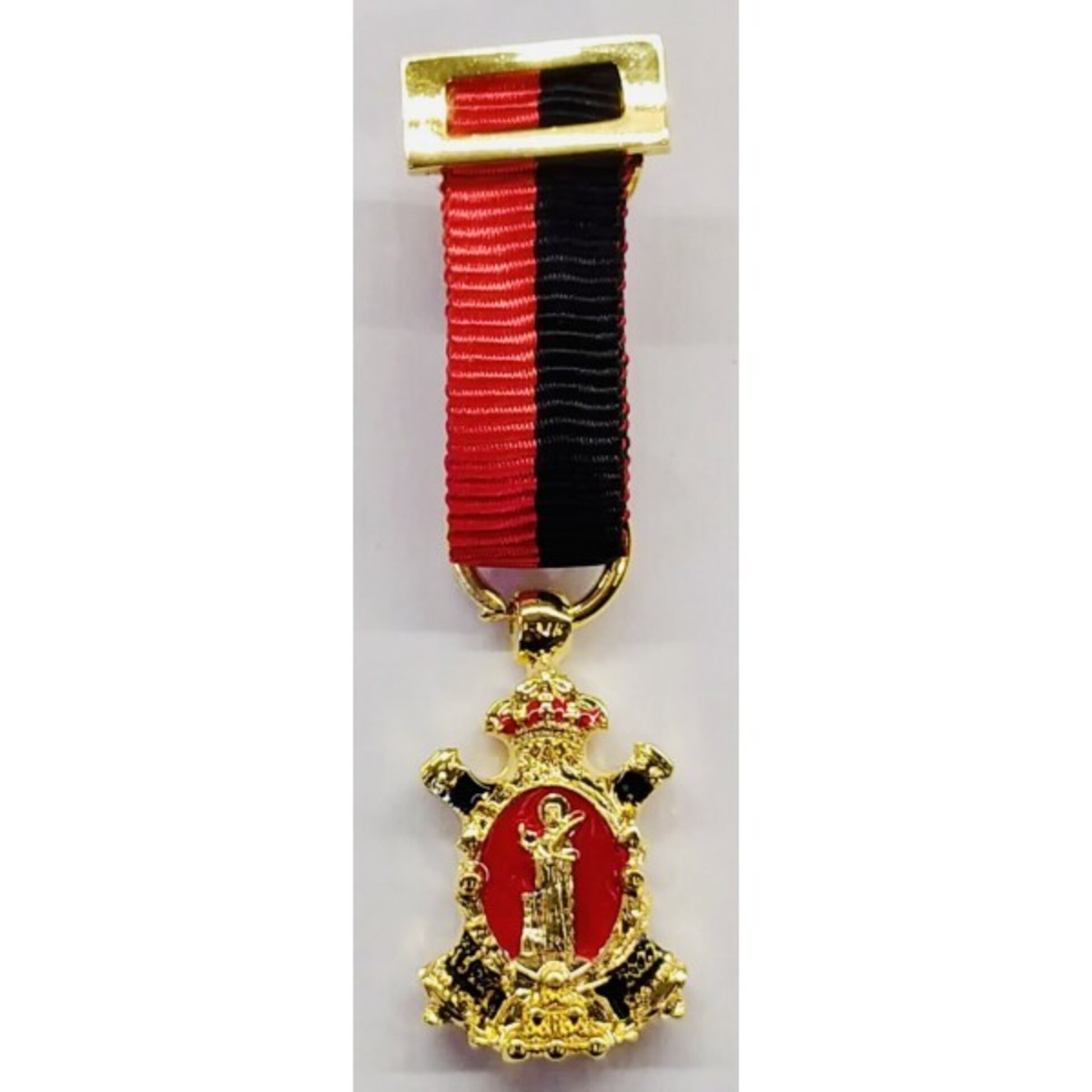 MEDALLA MINIATURA CONMEMORATIVA DEL QUINTO CENTENARIO DE SANTA BÁRBARA - 2