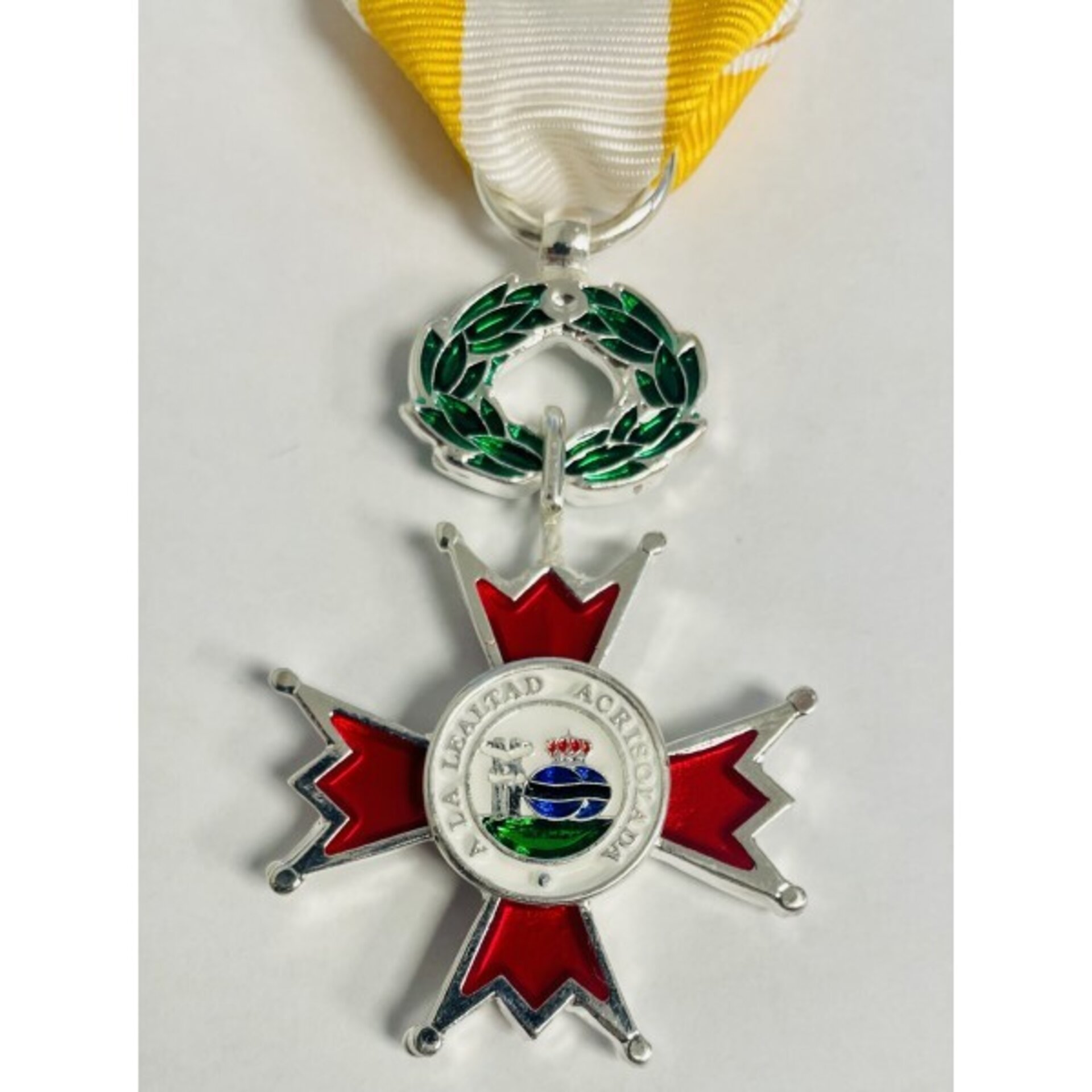 MEDALLA CRUZ DE PLATA ISABEL LA CATÓLICA - 1
